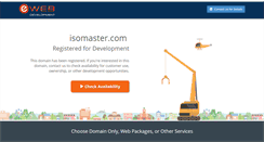 Desktop Screenshot of isomaster.com